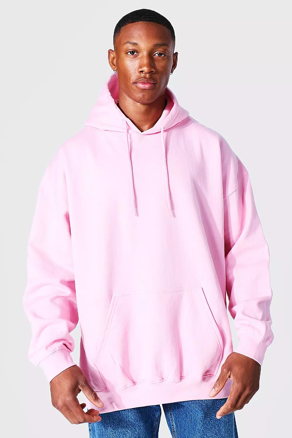 Oversized pink shop hoodie mens